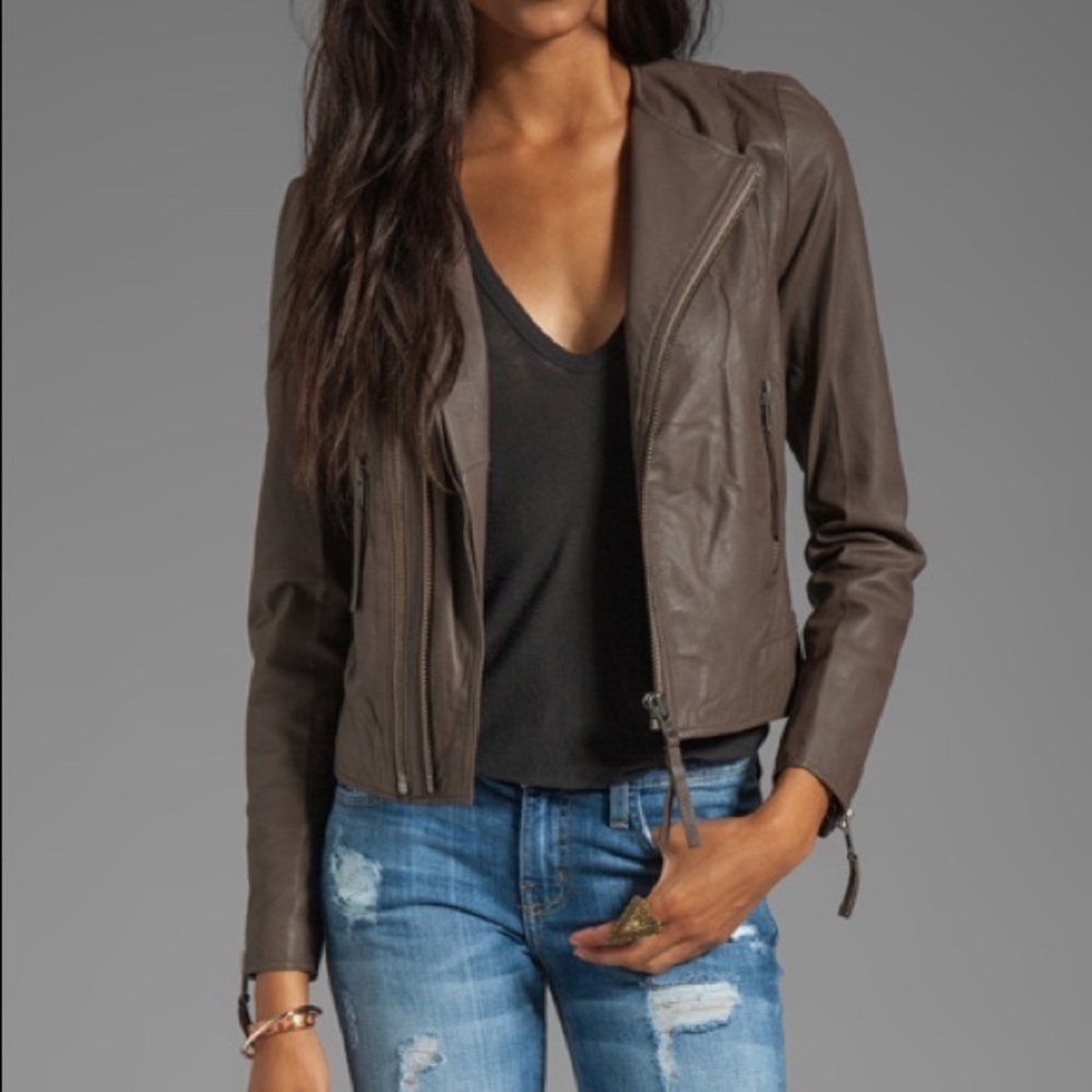 Joie Kaylie leather jacket